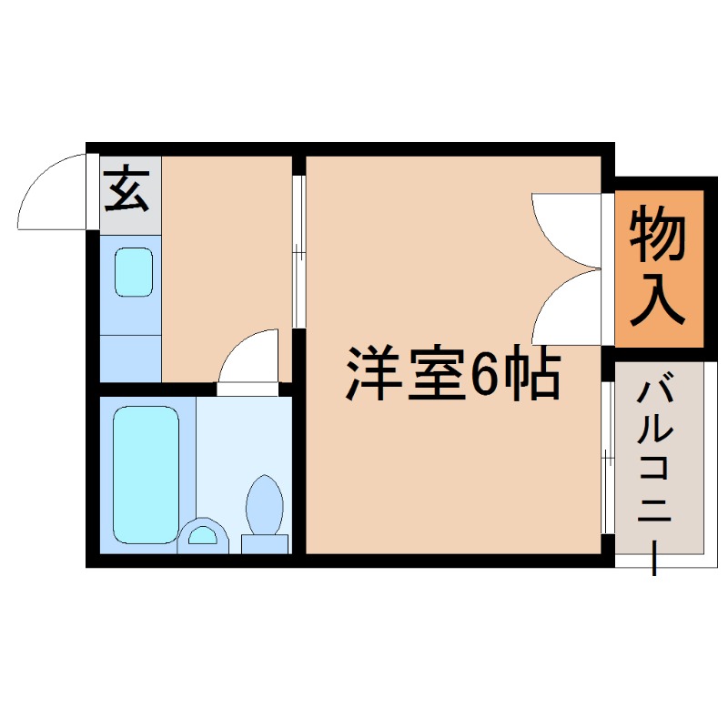 尼崎市七松町のマンションの間取り