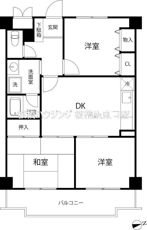 パークサイド桜台の間取り