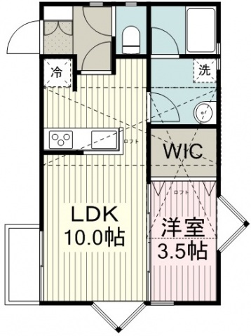 ミモザの間取り