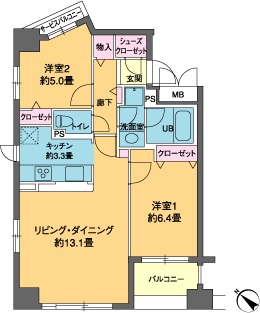 カスタリア茅場町の間取り