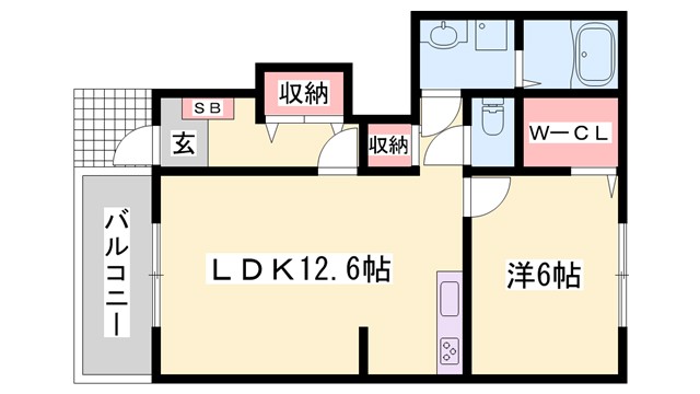 ストリート秋桜IIの間取り