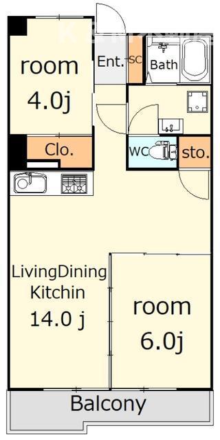 日暮ビルの間取り