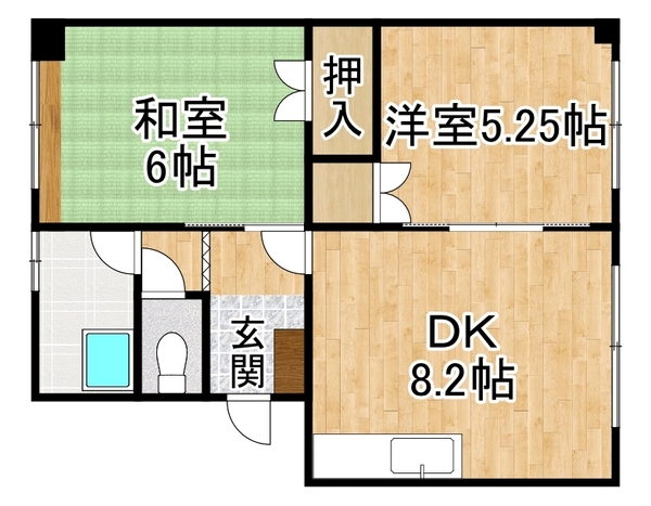 松井ハイツの間取り