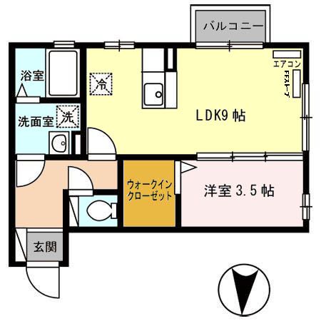 アルカサーノ広面の間取り