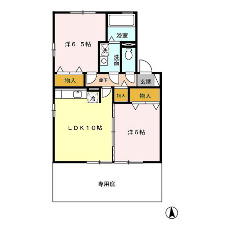 アルシオーネBの間取り