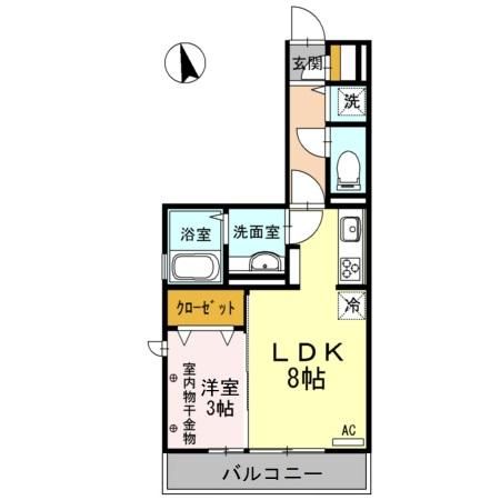 ベルクレールの間取り