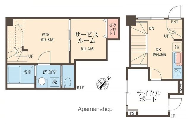 スフィア日本橋富沢町の間取り写真