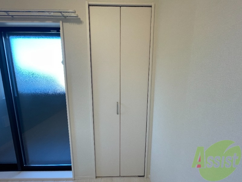 収納　ここに収納があります。収納があると部屋が広く使えます。