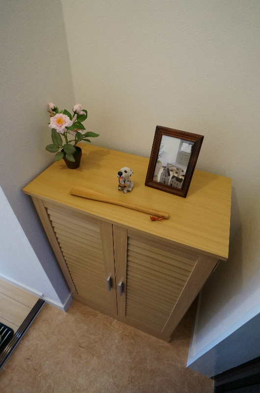 玄関　靴箱完備しています。