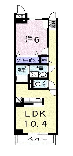 グランパレの間取り写真