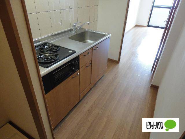 キッチン　ガスコンロ付