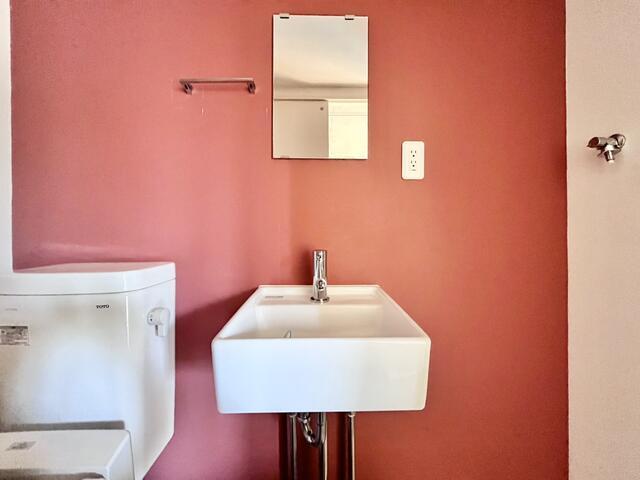 洗面設備　手洗い場です