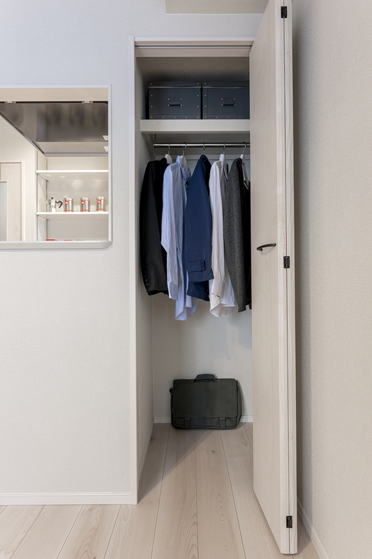 収納　クローゼット　※同間取り別部屋、家具は含まない