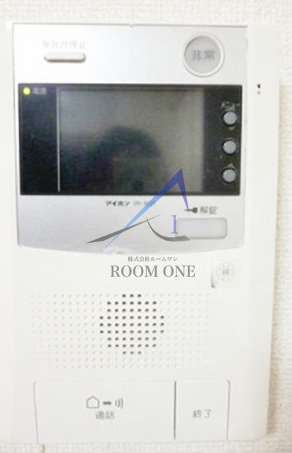 セキュリティ　モニター付きインターホンです。