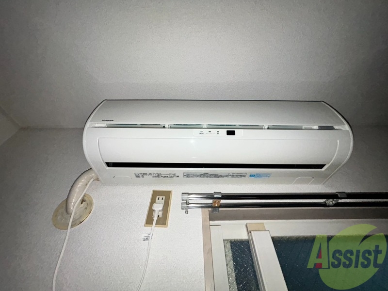 その他設備　エアコンは備え付けなので入居時からお使え出来ます。