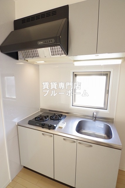 キッチン　2口コンロのシステムキッチンです！
