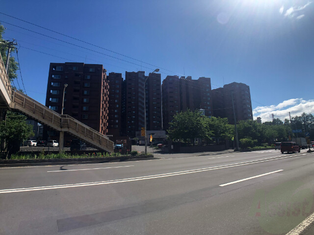 建物外観　札幌市北区「アパガーデンパレス札幌駅西チェリーコート」