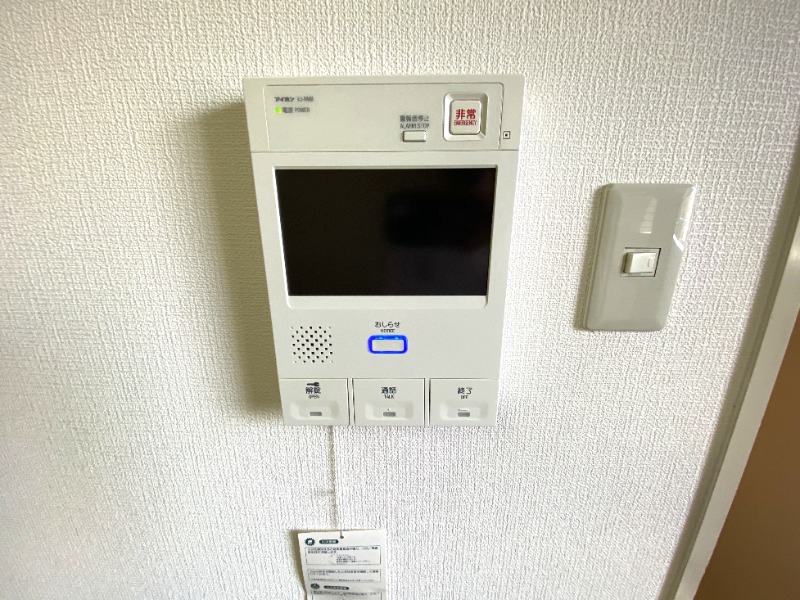 セキュリティ　顔が見えて安心モニターホン！
