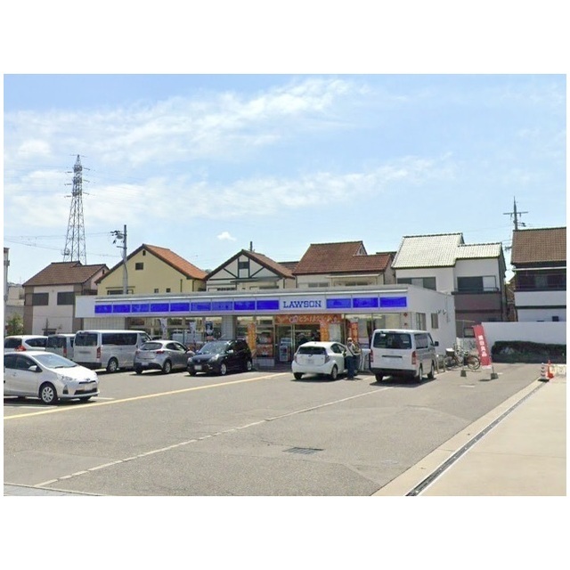 コンビニ　ローソン　柏原石川町店（コンビニ）まで220m
