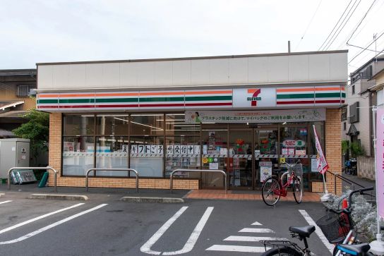 コンビニ　セブンイレブン大田区萩中1丁目店（コンビニ）まで448m