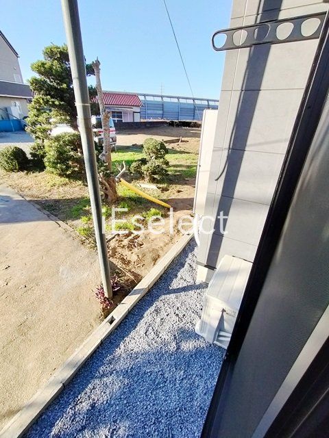 バルコニー　1階はテラスになってます