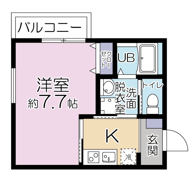 ＪＲ埼京線 与野本町駅 徒歩9分 2階建 築5年の間取り写真
