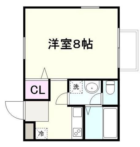 アムール シュシュIIの間取り写真