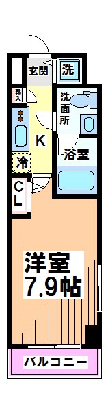京王線 明大前駅 徒歩5分 10階建 築15年の間取り写真