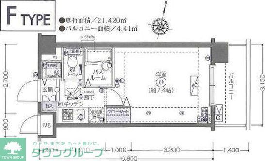 フェニックス新川崎の間取り写真