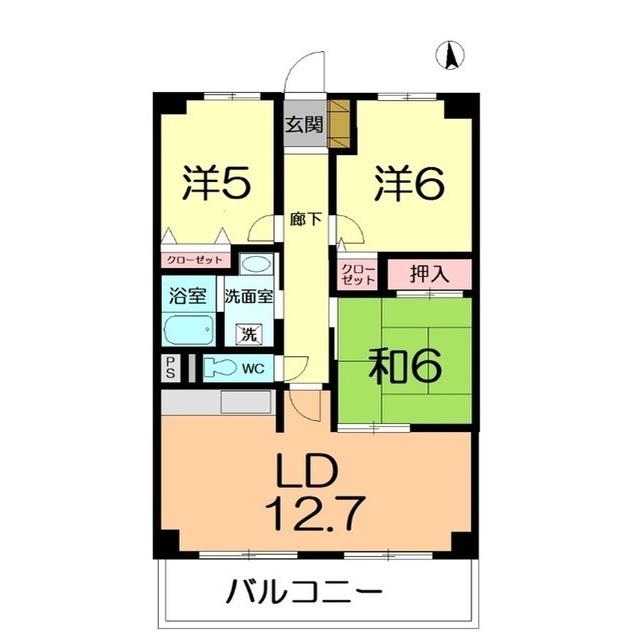 アージュ大宮の間取り写真