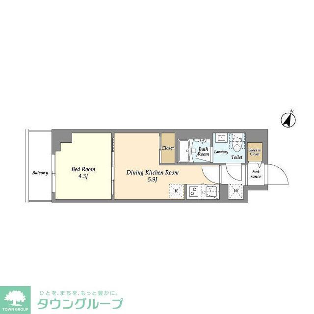 グランエール森下EASTの間取り写真