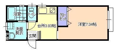 ウェーブBの間取り写真