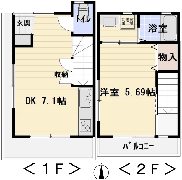 カーサ　ヒラソルの間取り