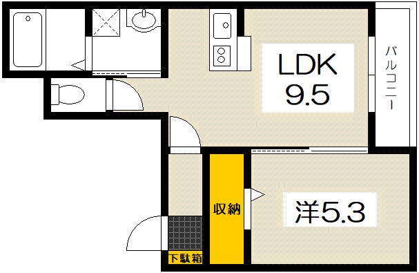 CHARMANT（シャルマン）の間取り