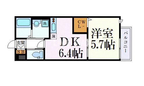 Buena casa 西千葉の間取り