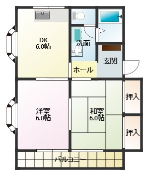 ドエル富塚Aの間取り