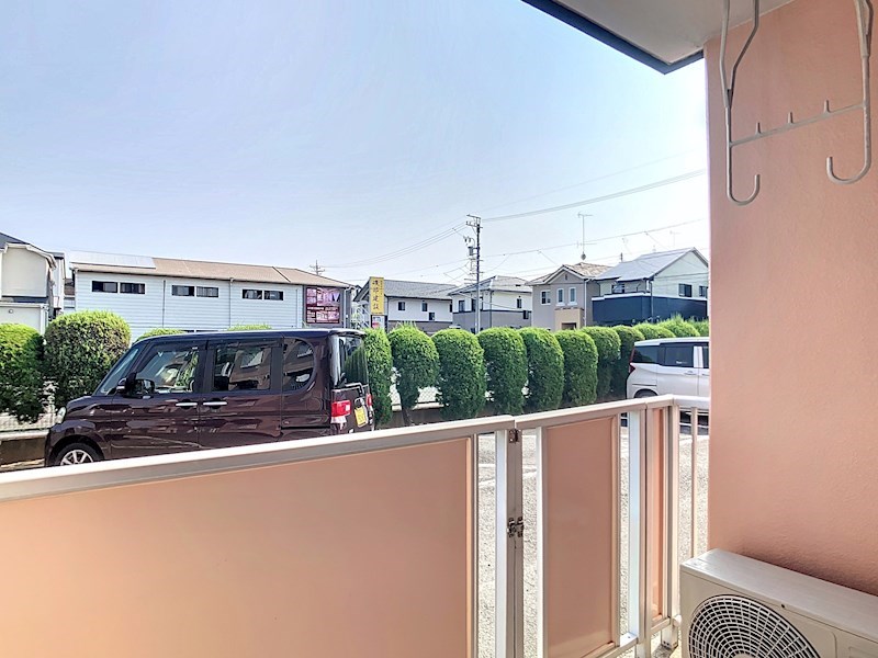 バルコニー　日当たり良好