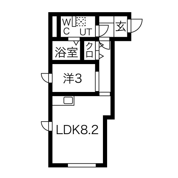 R DESIGN八木山の間取り