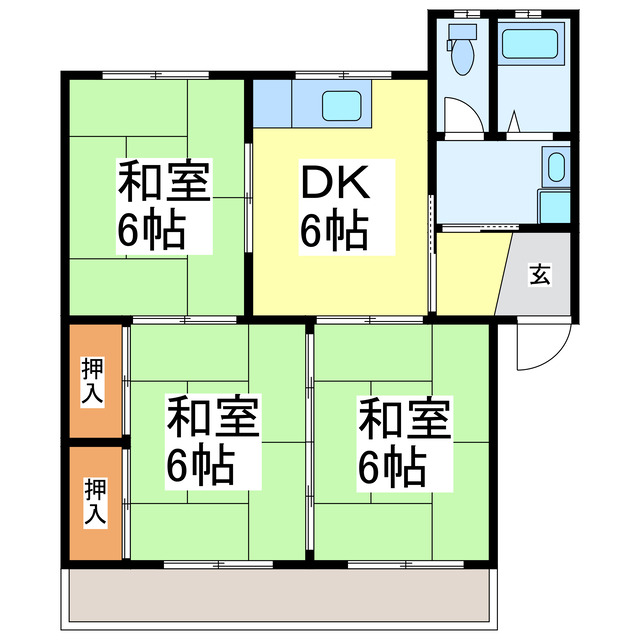 SUBSTANCEの間取り