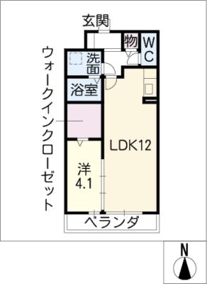 コンフォート桜の間取り