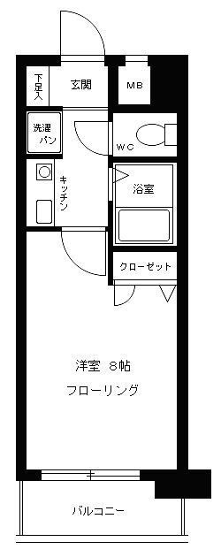 ドミエスポワール大濠公園２_間取り_0