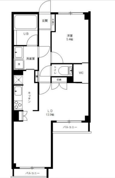 【カスタリア原宿の間取り】