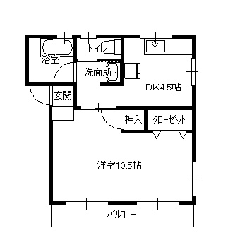 大手パークマンションの間取り