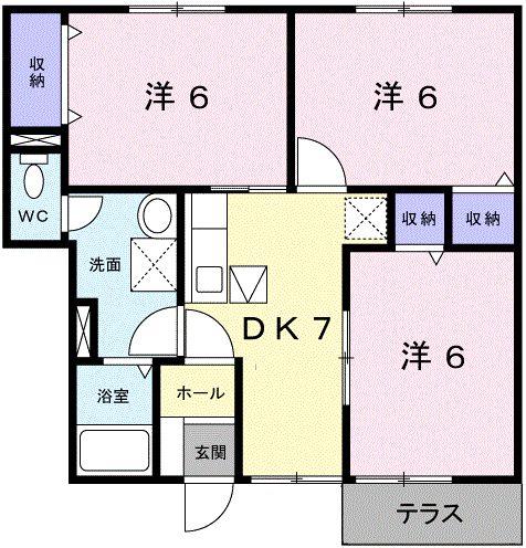 Ｓｅｔｔｌｅ城西の間取り