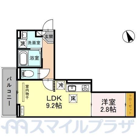 さいたま市浦和区北浦和のアパートの間取り