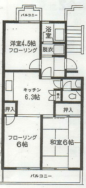 ロイヤルハイツ弥生台の間取り