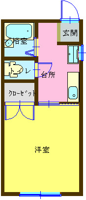 ハイム石田の間取り