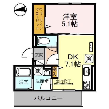 ブリランテ山ノ内の間取り