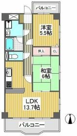 西東京市芝久保町のマンションの間取り