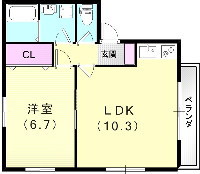 パドマ六甲の間取り